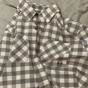 Men under armour short  sleeve fish shirt